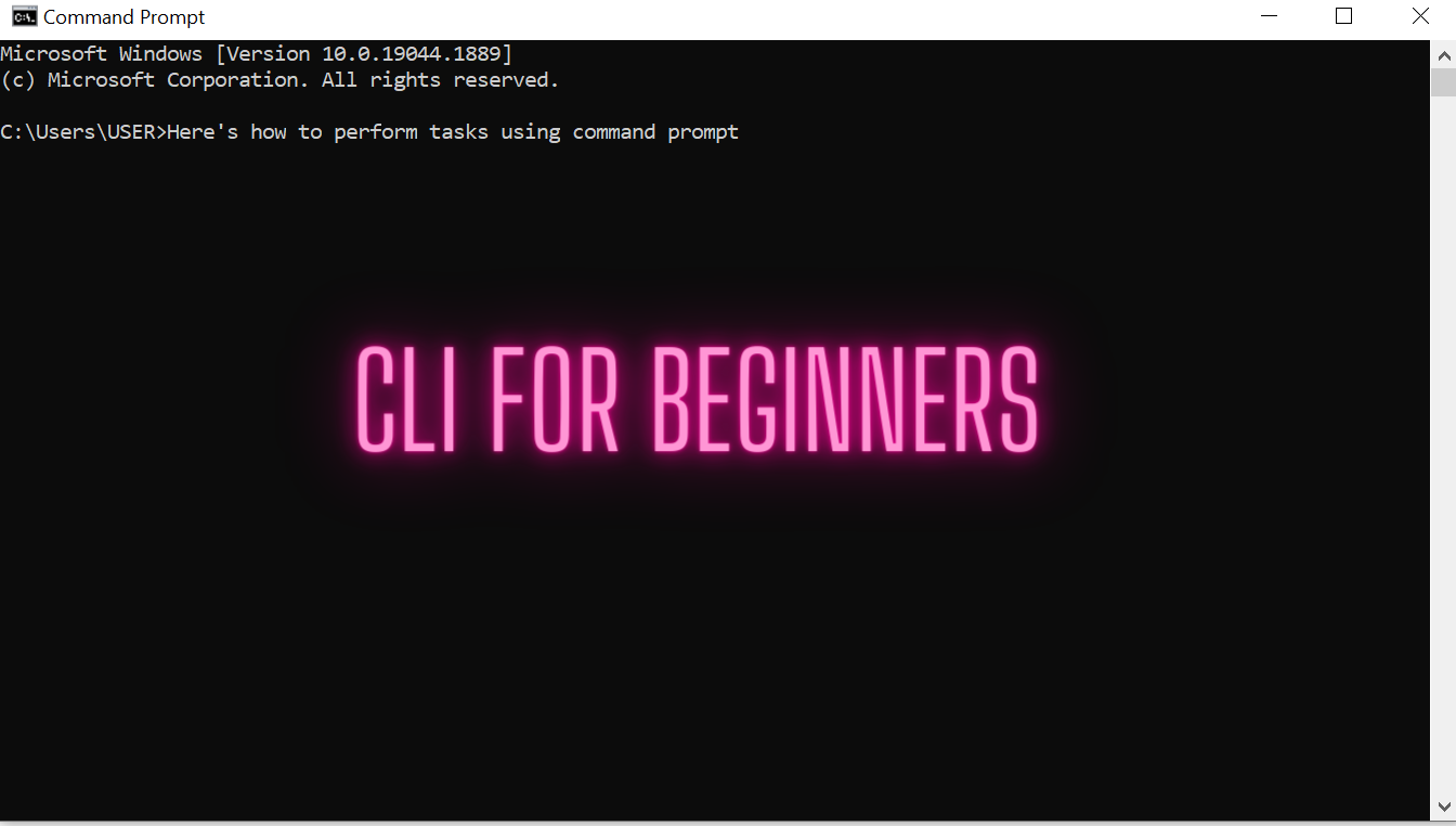 How to Use the Command Line Interface – for Beginners