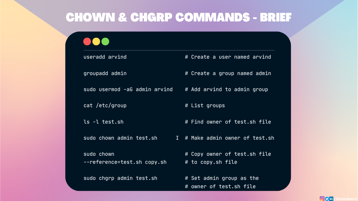File Permissions in Linux – How to Use the chown and chgrp Commands