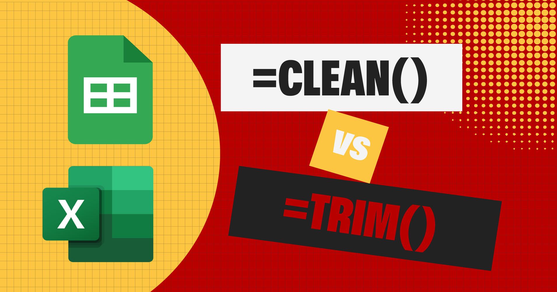Excel Tutorial – How to Clean Data with the TRIM() and CLEAN() Functions