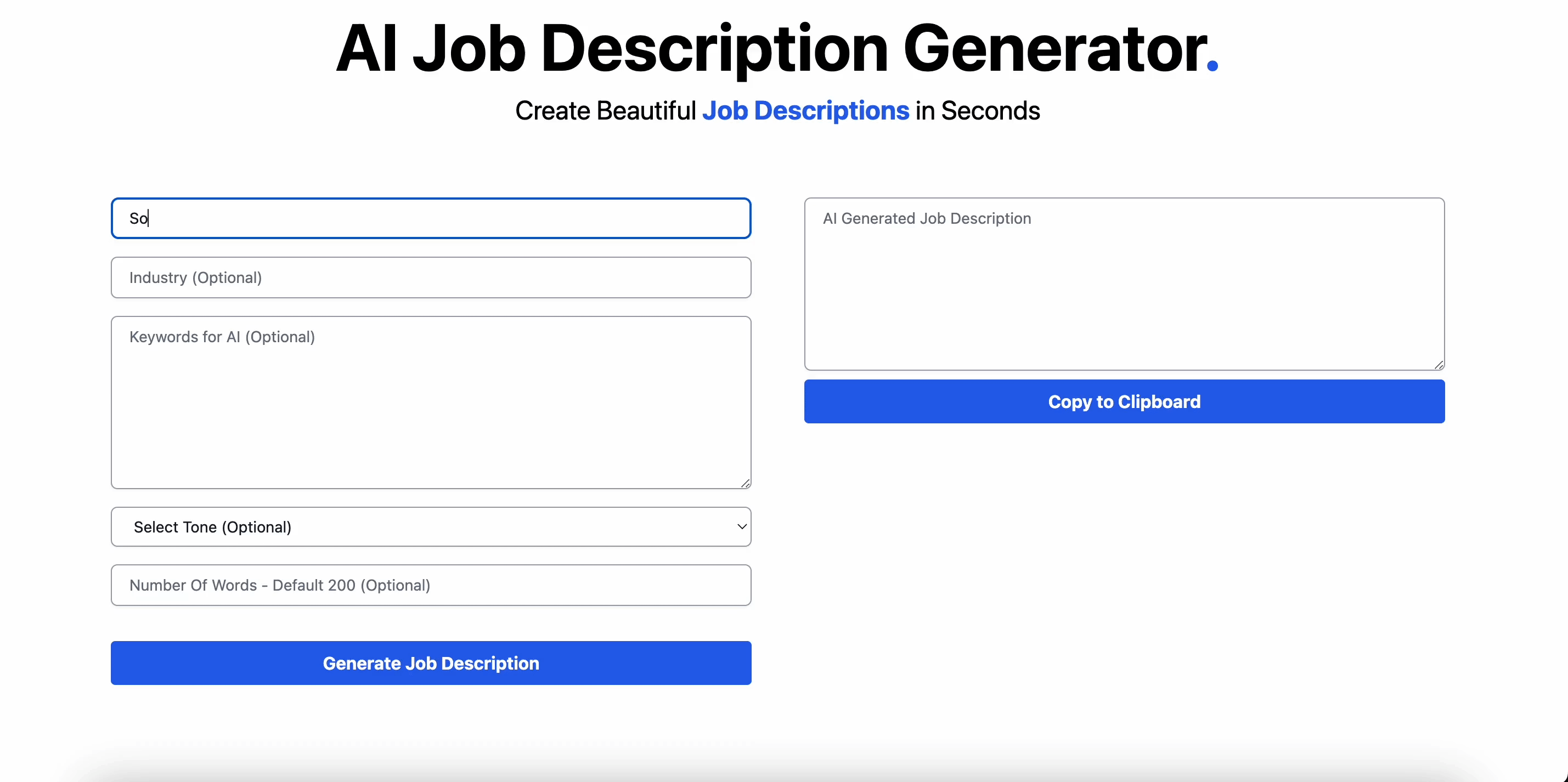How to Build a Job Description Generator with NextJS and ChatGPT