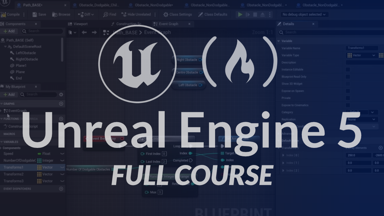 Unreal Engine 5 Course – Learn How to Code Video Games