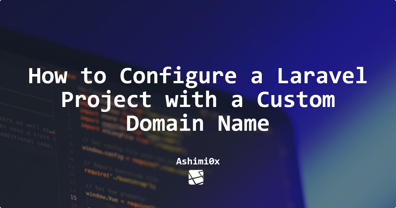 How to Configure a Laravel Project with a Custom Domain Name on Windows with XAMPP