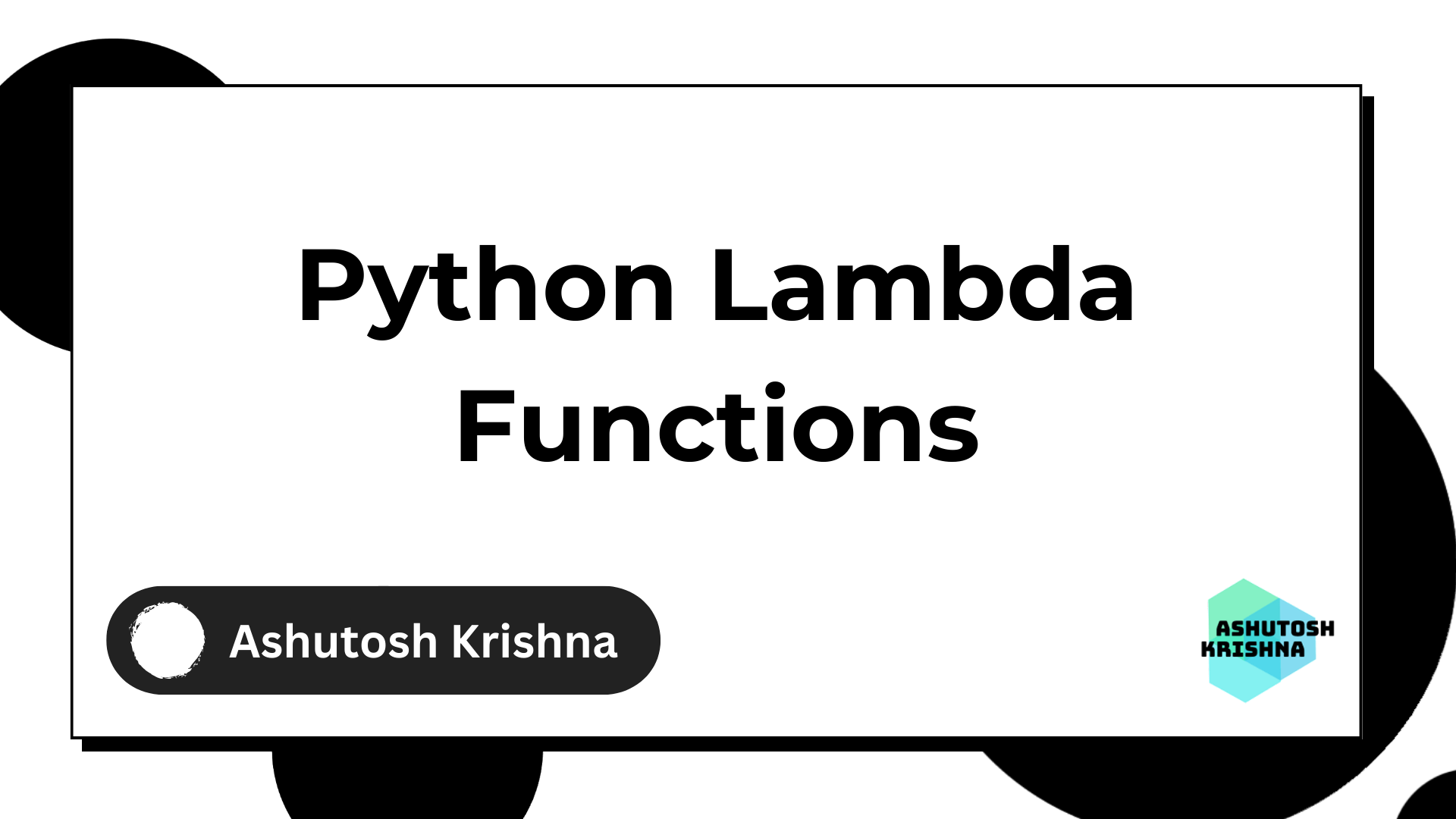 Python Lambda Functions – How to Use Anonymous Functions with Examples