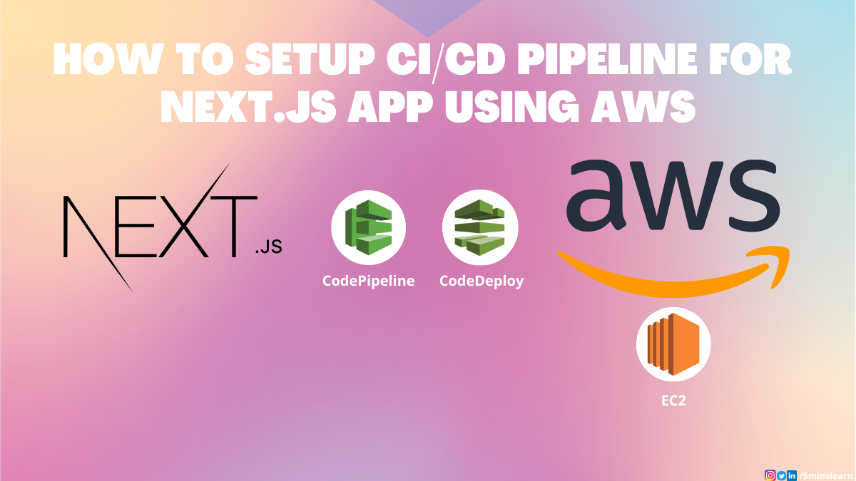 How to Setup a CI/CD Pipeline for a Next.js App using AWS