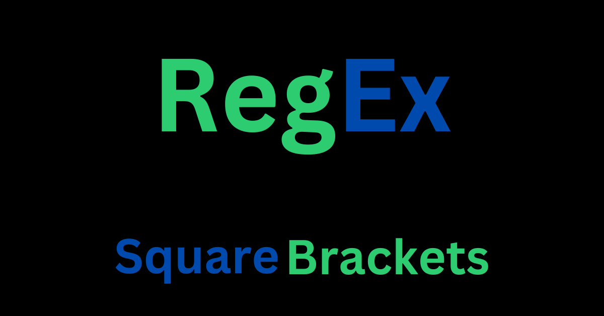 How do I Enable Square Brackets in RegEx?