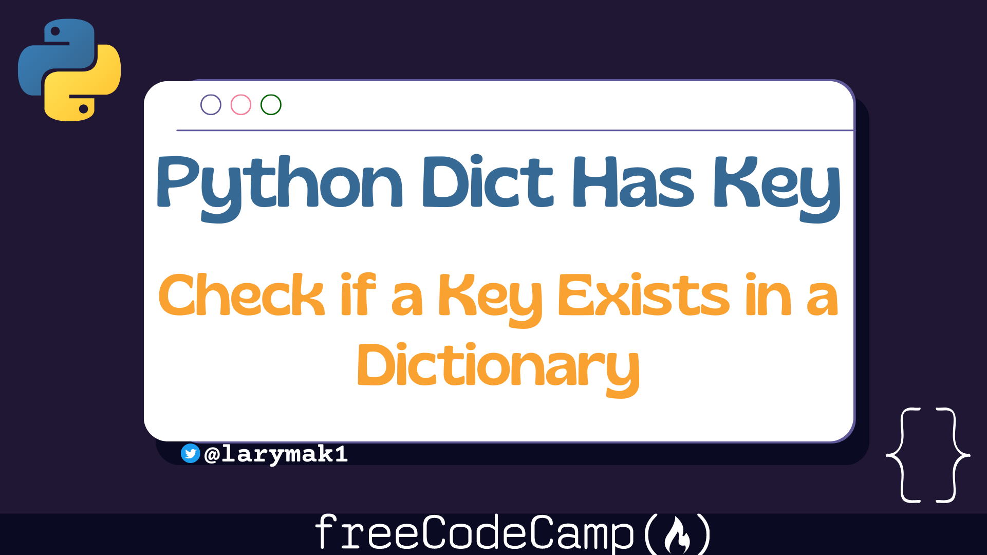 How to Check if a Key Exists in a Dictionary in Python – Python Dict Has Key