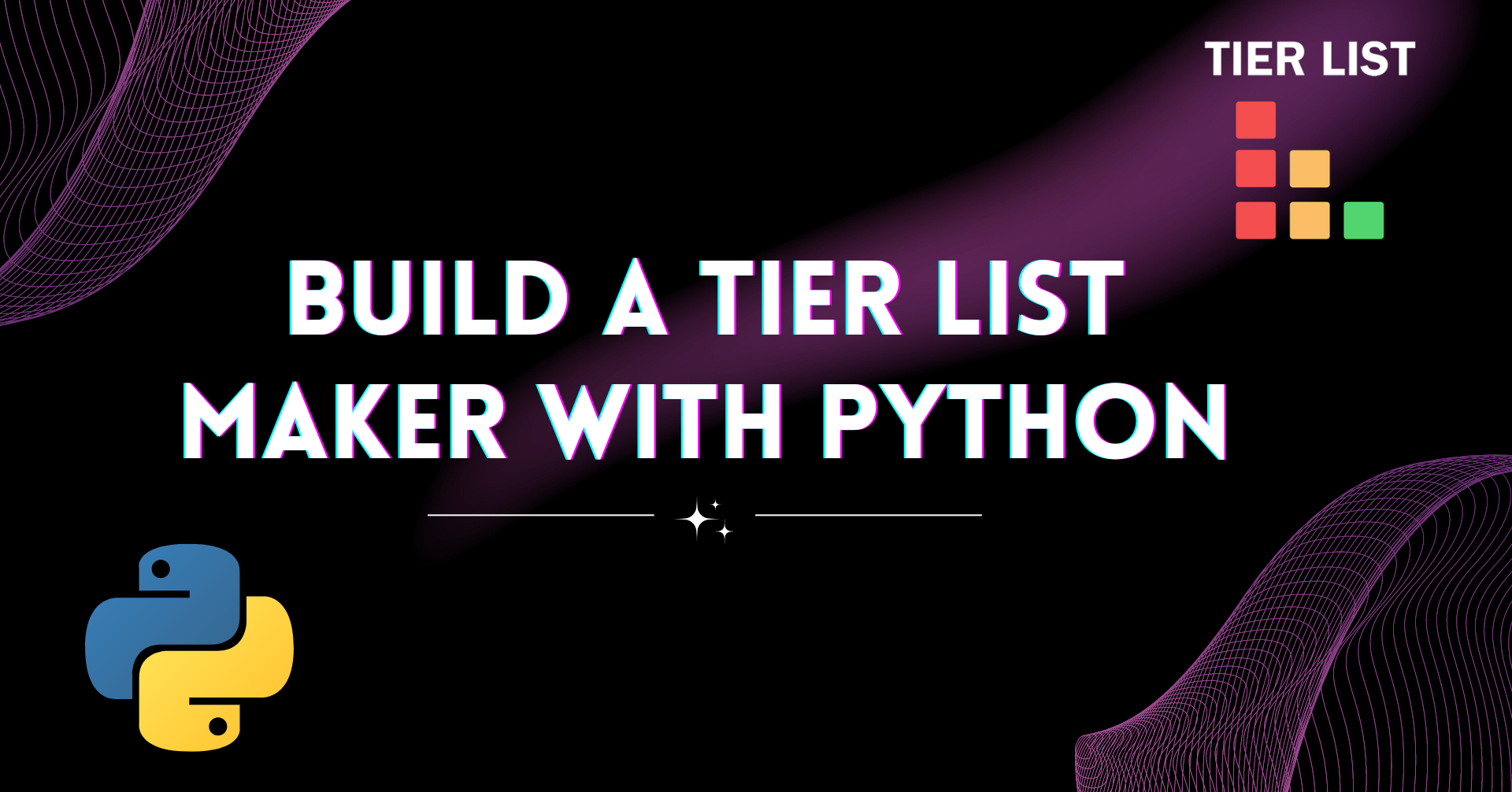 How to Build a Tiered List Maker with Python