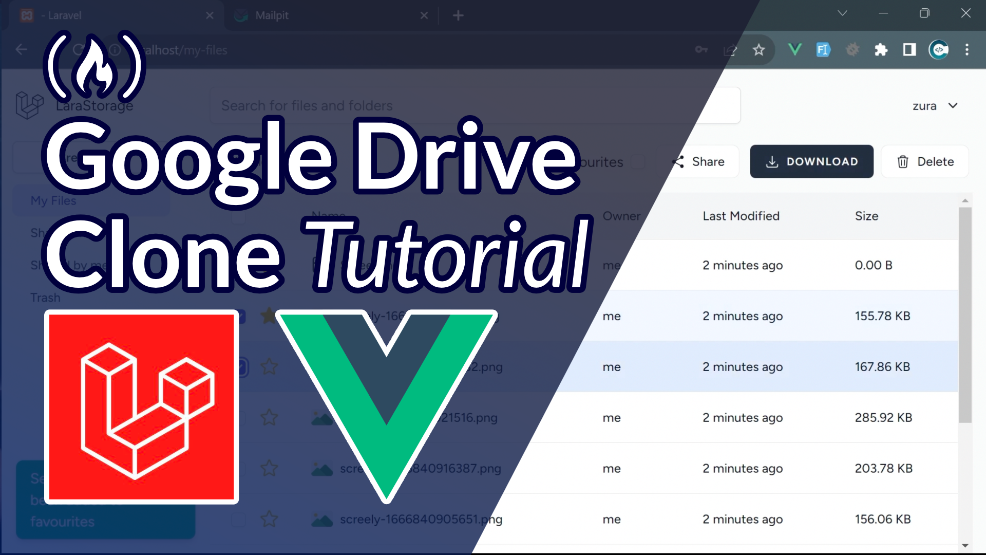 Build a Google Drive Clone with Laravel, PHP, and Vue.js