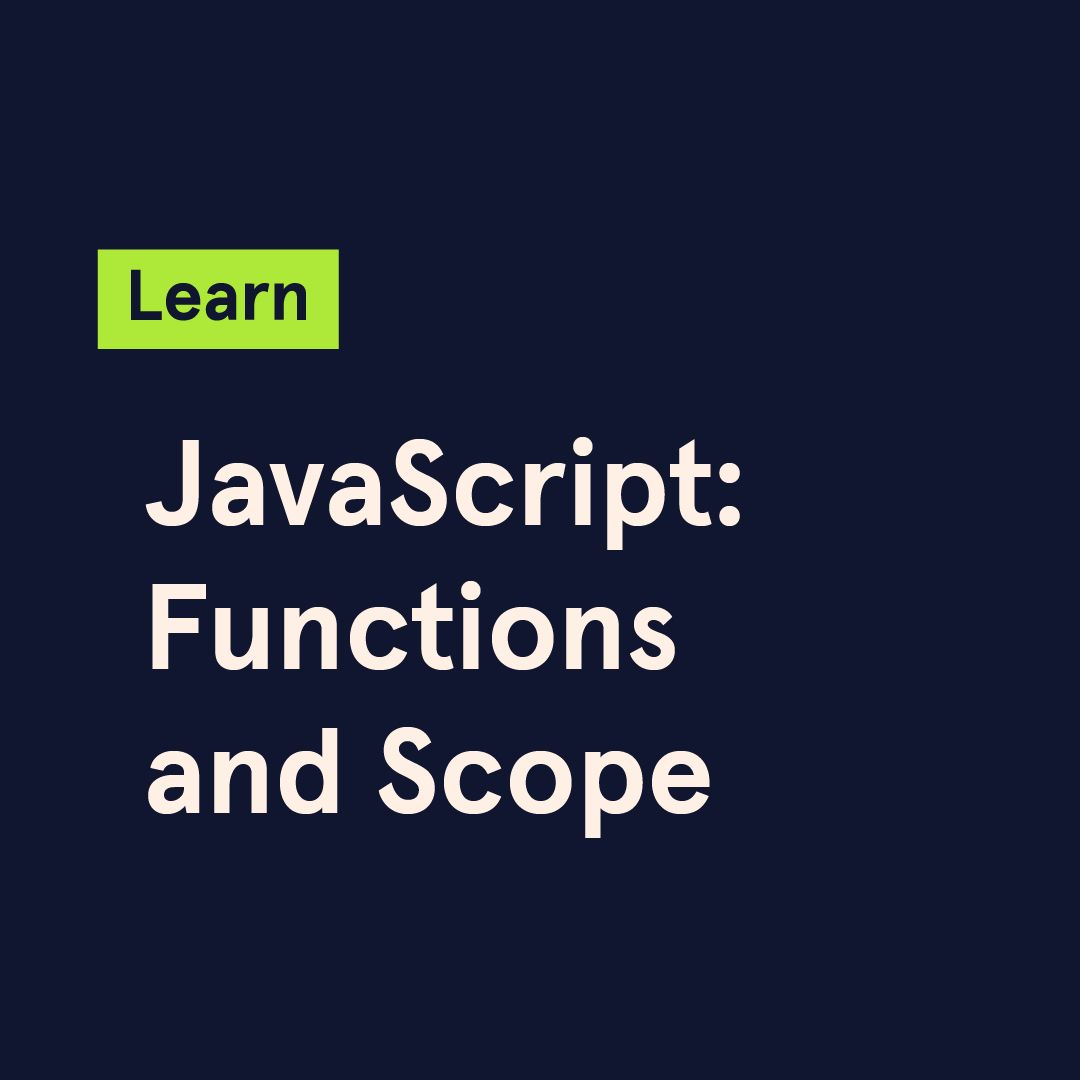 Image for JavaScript Functions and Scope – a Beginner's Guide