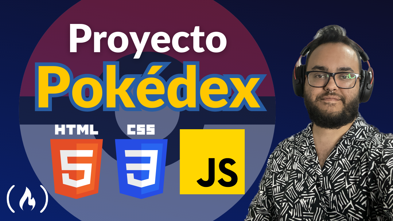 HTML, CSS, and JavaScript Project in Spanish – Create a Pokédex