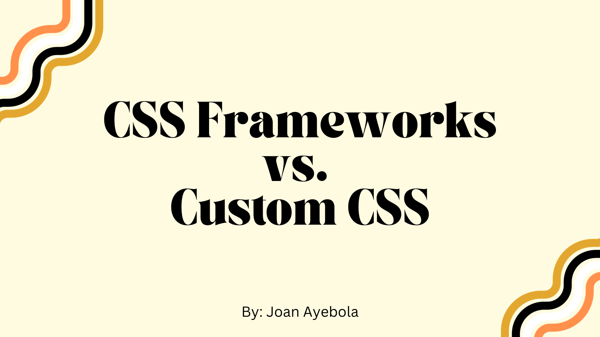 CSS Frameworks vs Custom CSS – What's the Difference?