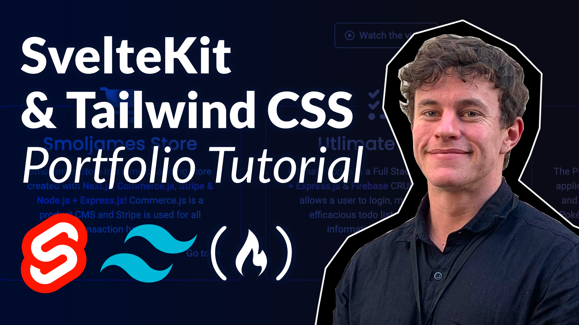 Learn SvelteKit and Tailwind CSS by Building a Web Portfolio
