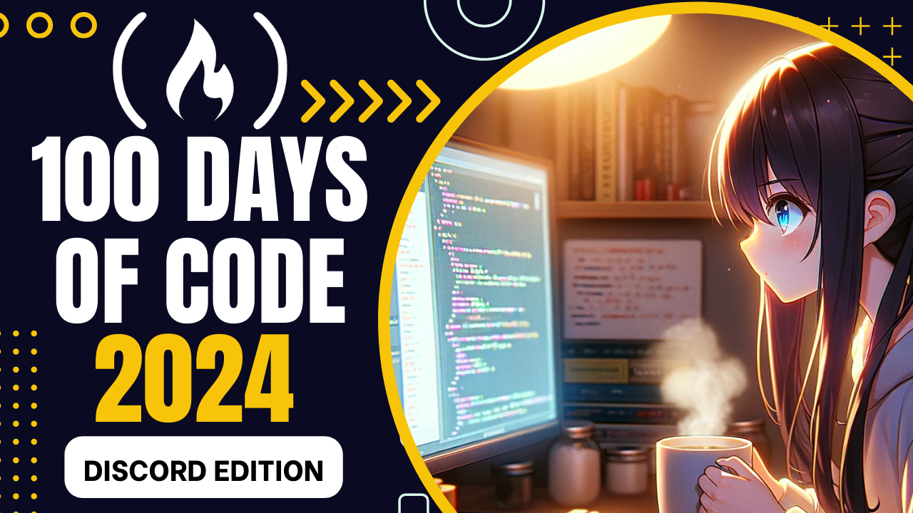 #100DaysOfCode Challenge for 2024 – Discord Edition