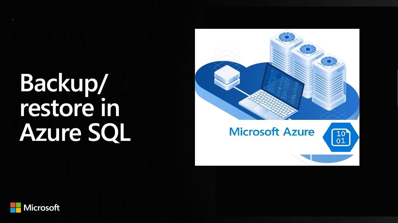 How to Back Up and Restore Azure SQL Databases