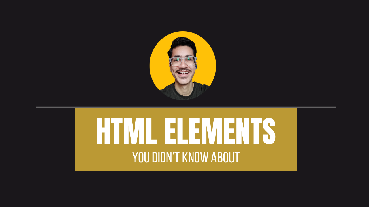 Less Common HTML Tags You Should Know – With Example Code