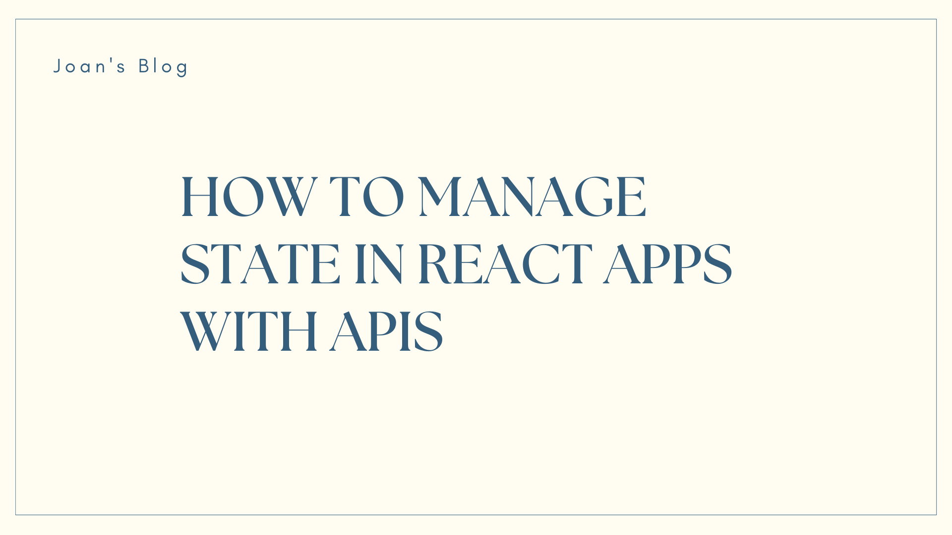 How to Manage State in React Apps with APIs – Redux, Context API, and Recoil Examples