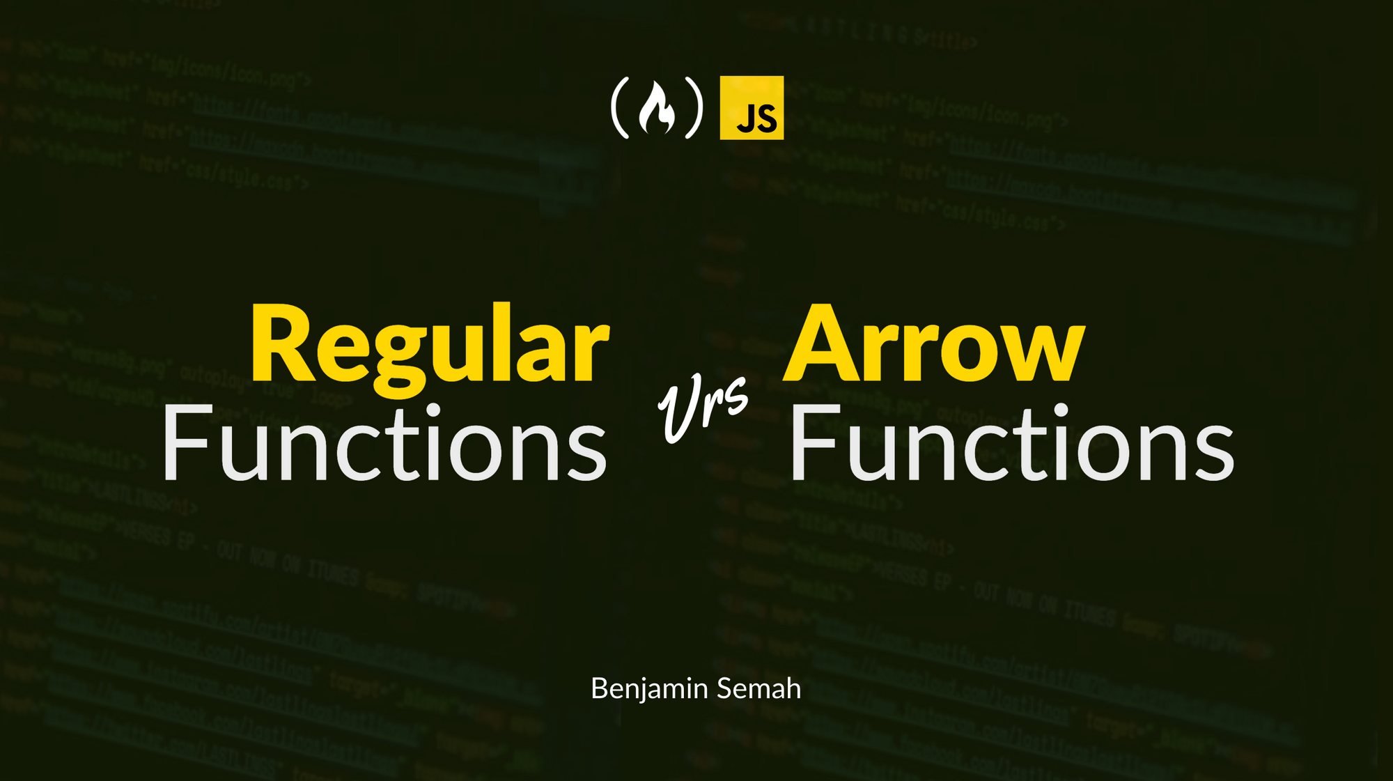 JavaScript Arrow Functions vs Regular Functions