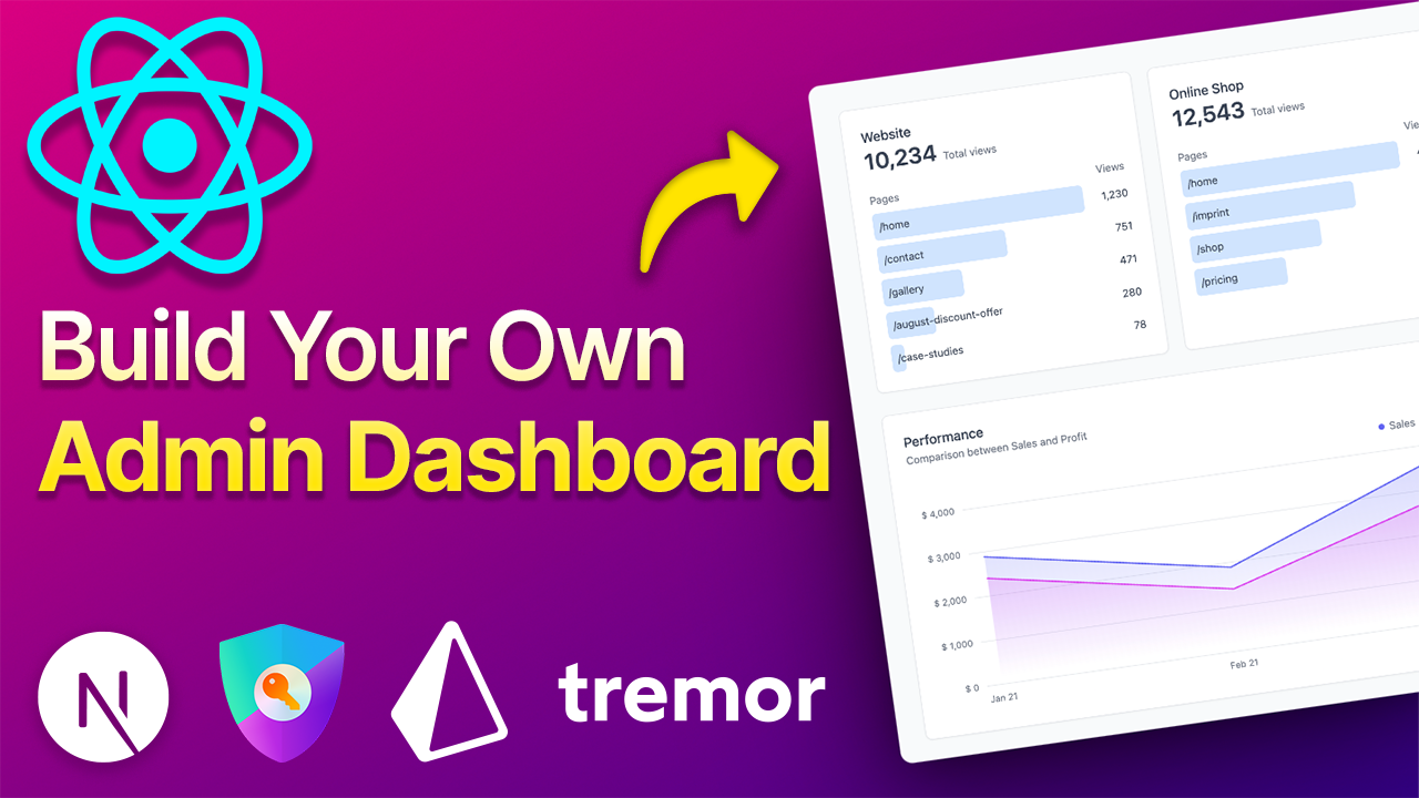 How to Build an Admin Dashboard with React
