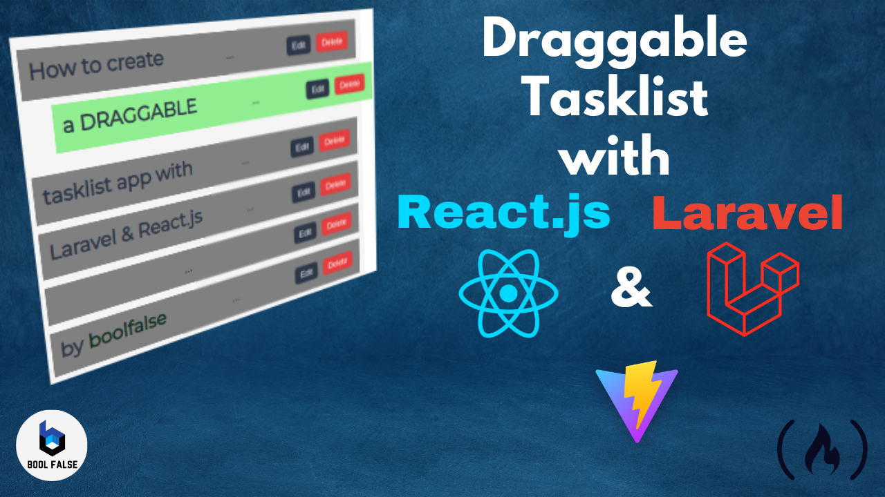 Image for How to Use React.js with Laravel to Build a Draggable Tasklist App