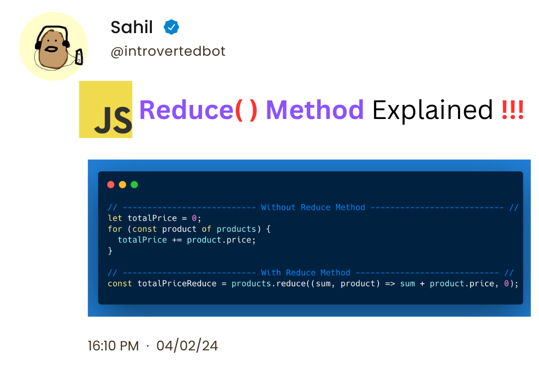 How JavaScript's Reduce Method Works – Explained with Code Examples