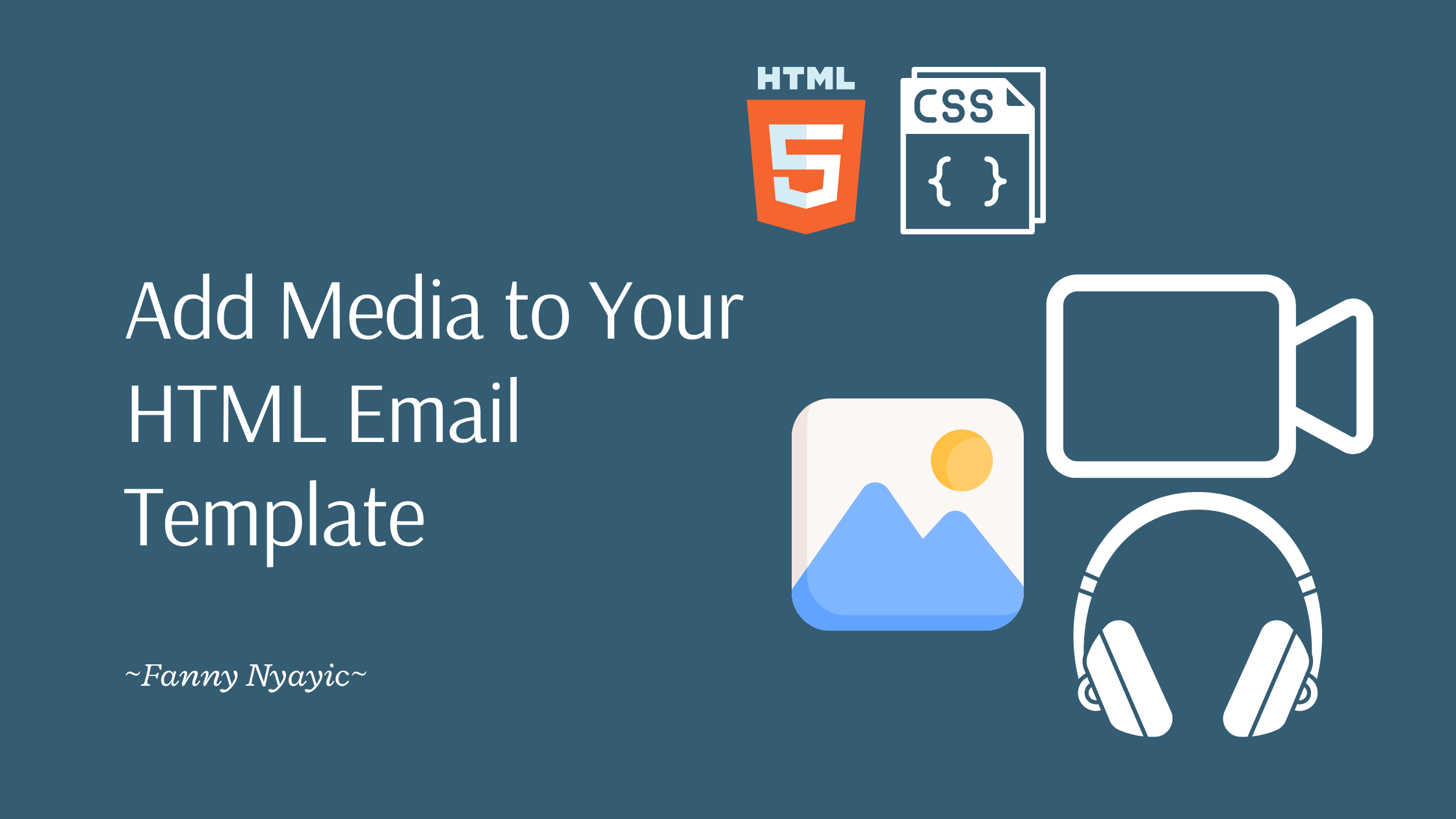 How to Add Media to Your HTML Email Template