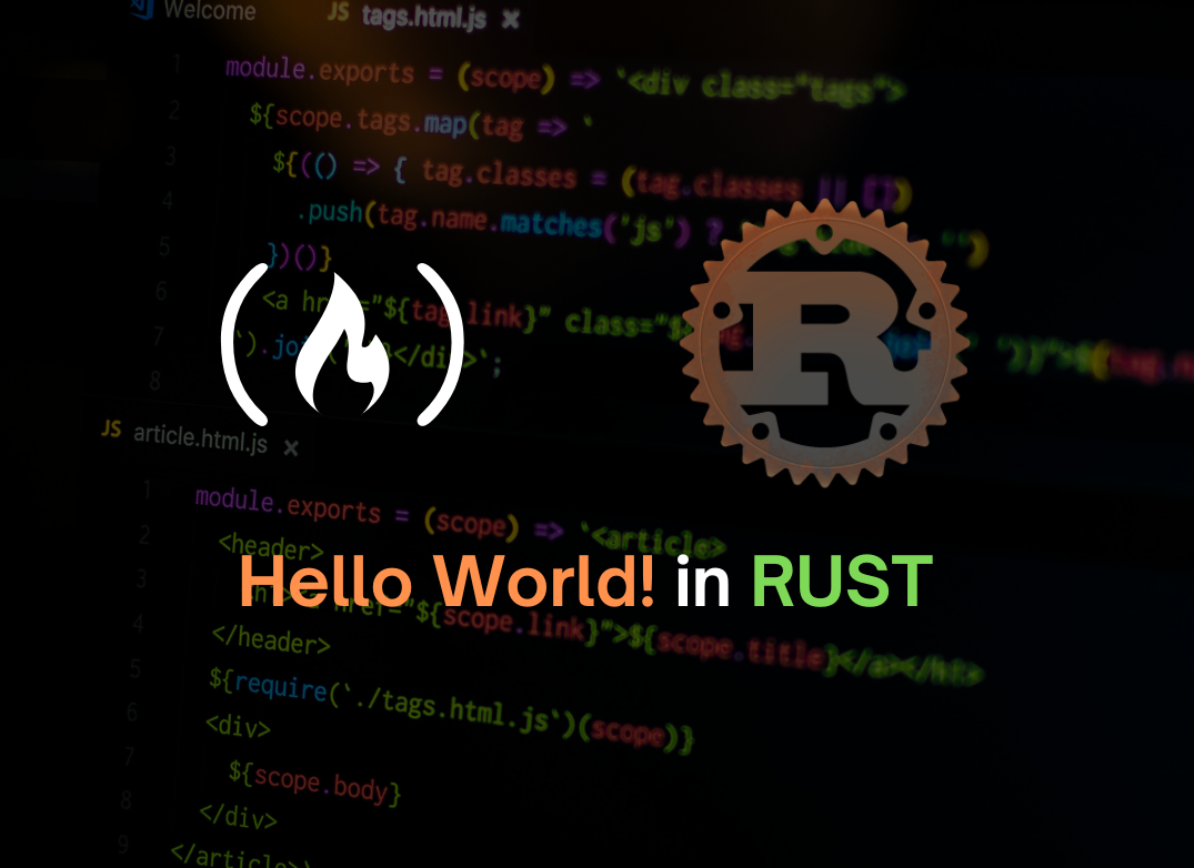 Hello World in Rust – Example Program