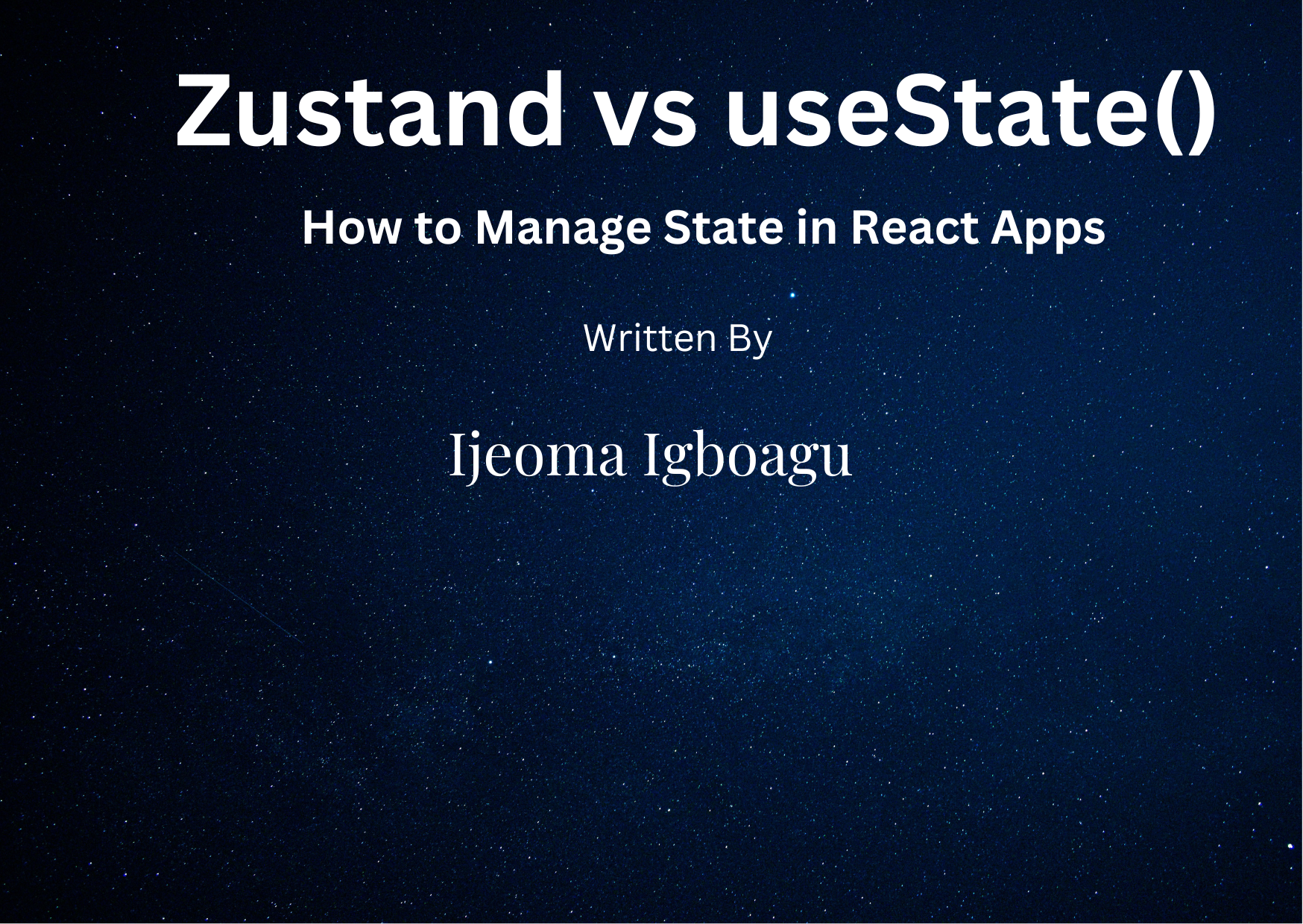 Zustand vs useState – How to Manage State in React Apps