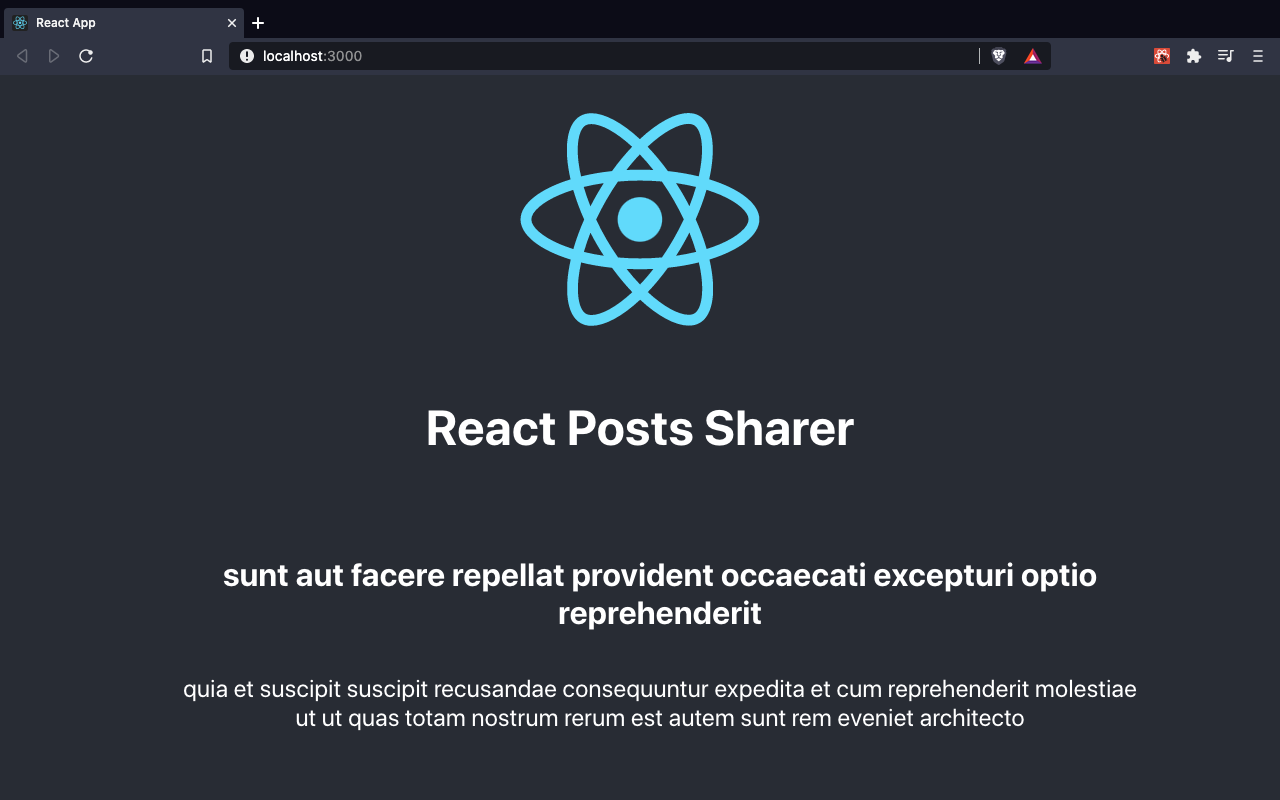 Build react app