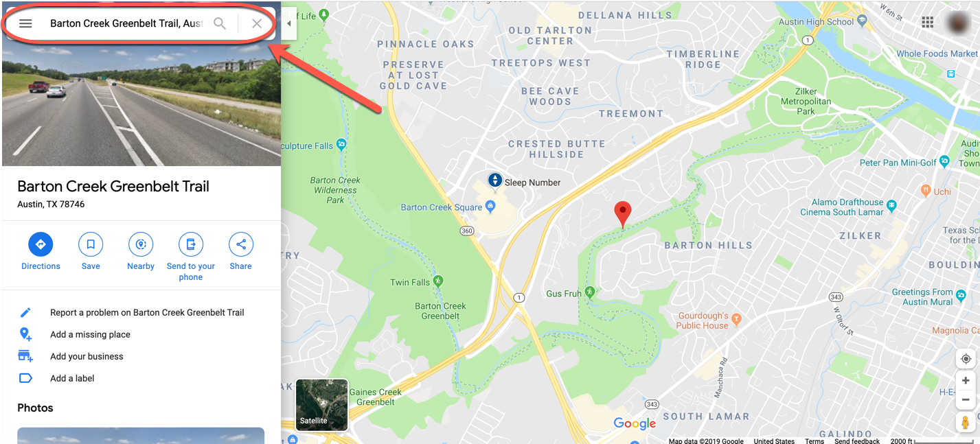 how to send google maps location link