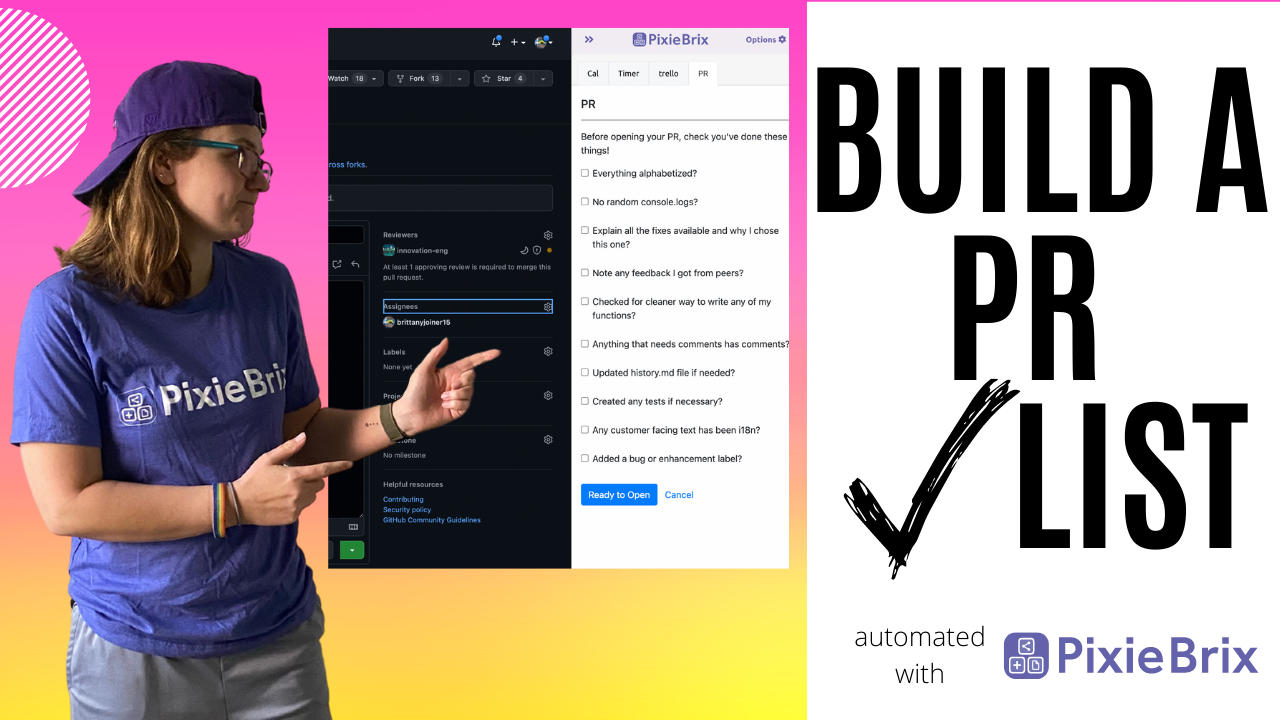 Como criar uma checklist de pull request automatizada no GitHub