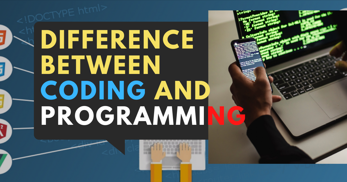 Qual é a diferença entre escrever código e programar?