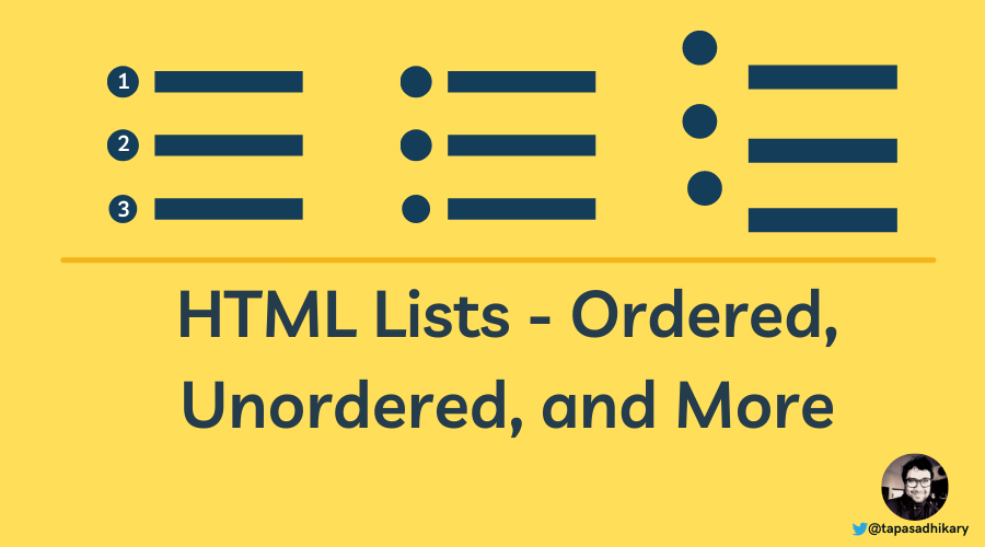 Lista em HTML – como usar marcadores, listas ordenadas e não ordenadas
