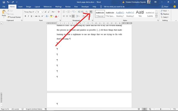 Como excluir uma página no Word – remover páginas em branco ou adicionais